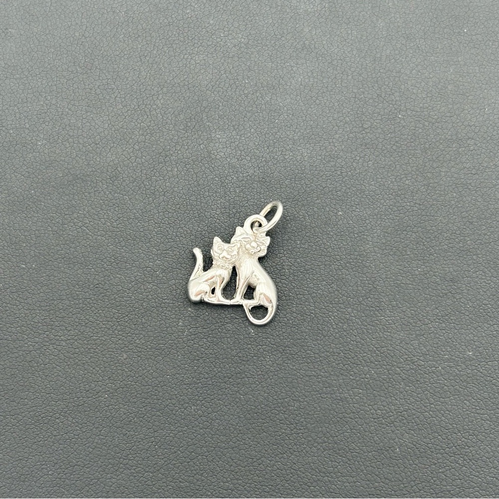 Sterling Silver Cat Pendant